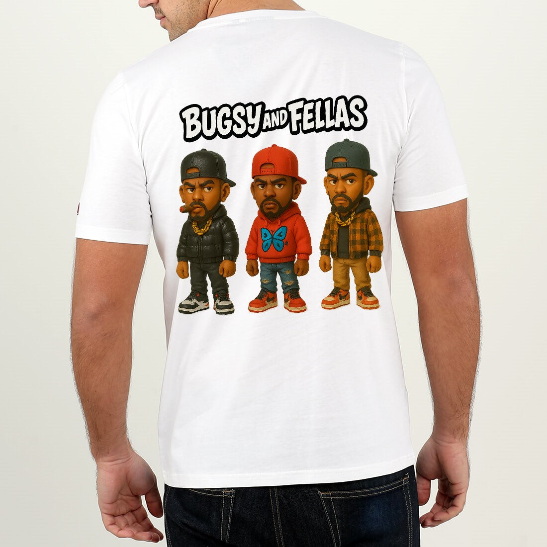 Bugsy Fellas Custom Men Organic Cotton T-shirt Solid