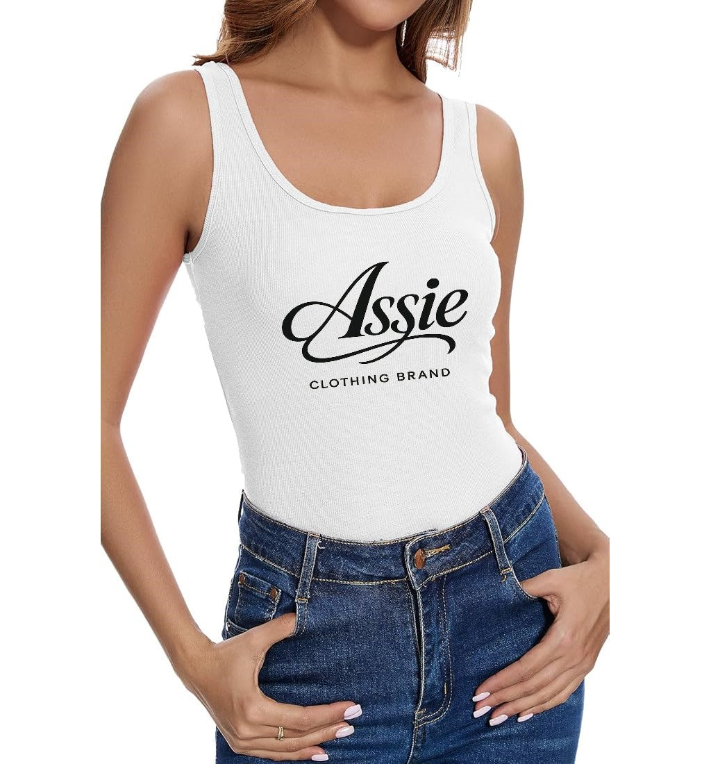 Assie Women's Baby Rib Tank Top