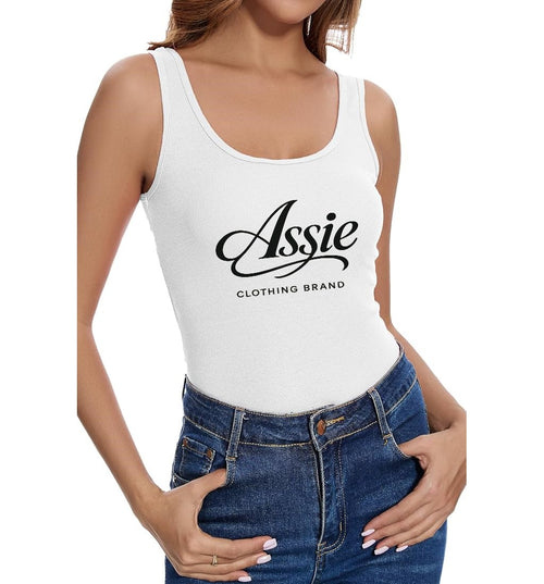 Assie Women's Baby Rib Tank Top