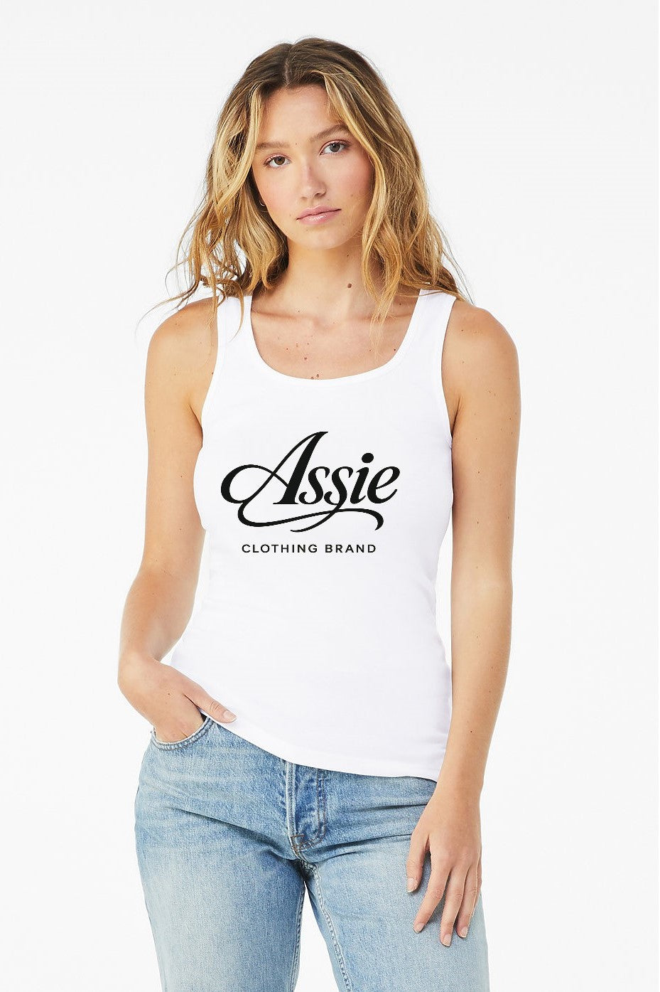 Assie Women's Baby Rib Tank Top