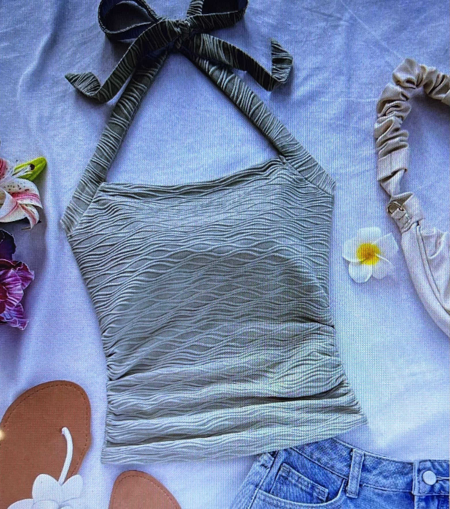 Chic Chicks Size Casual Minimalist Style Camisole And Tank Top Set