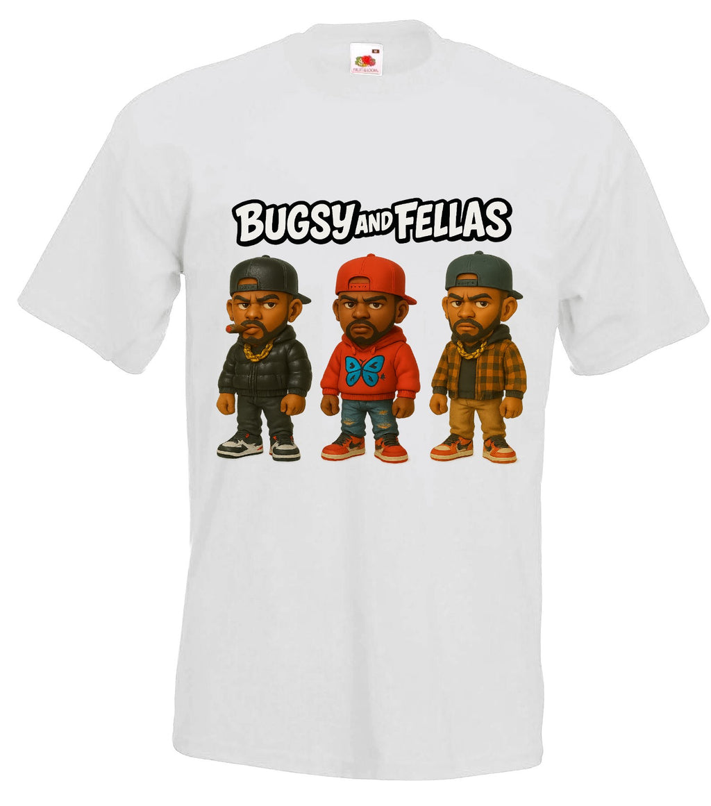 Bugsy Fellas Custom Men Organic Cotton T-shirt Solid
