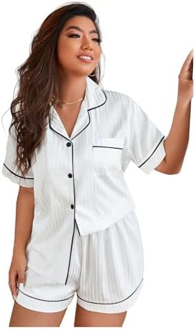 Athletica Satin Short Sleeve Pajama Set