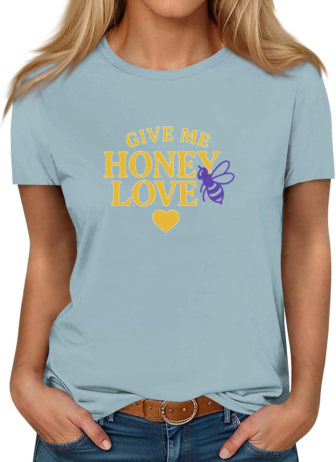 Give Me Honey Love Short Sleevel Shirts